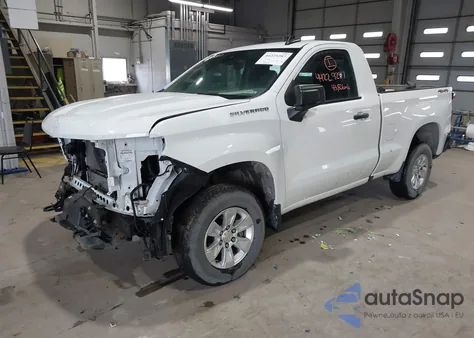 2024 Chevrolet Silverado 1500 4Wd Standard Bed Wt z USA, uszkodzony, nr VIN 3GCNDAEK8RG283394